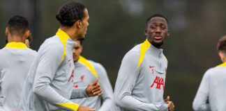 Ibrahima Konate trains with 23-man Liverpool squad spotted for Leverkusen clash – Liverpool FC
