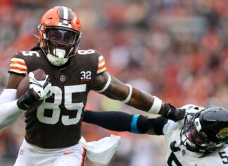 Veteran TE David Njoku confirms his Browns tenure is over