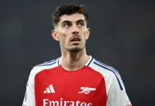 Arsenal’s Kai Havertz likely to miss Tottenham clash with another injury – sources