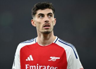 Arsenal’s Kai Havertz likely to miss Tottenham clash with another injury – sources