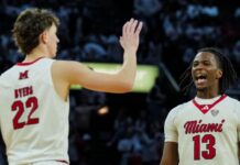 Miami (Ohio) went 25-0, the only undefeated DI team