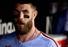 Phillies’ Harper says Dombrowski’s review of his play was ‘wild’