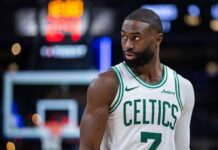 Celtics player Jaylen Brown is toying with the idea of UFC, post-NBA boxing