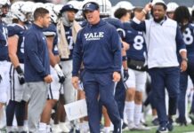 Yale coach Tony Reno resigned due to health issues