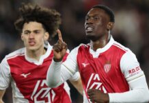 Balogun double for Monaco sets U.S. mark in UCL knockouts