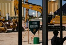 Athletics say Las Vegas stadium foundation work complete