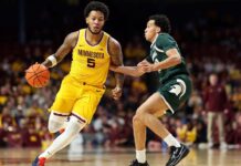 Minnesota’s Jaylen Crocker-Johnson (foot) is out indefinitely