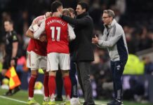 Arteta says ‘ashamed’ Arsenal showed grit in Tottenham win