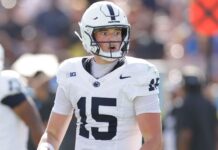 Penn State’s Drew Allar fully healthy, will throw at combine
