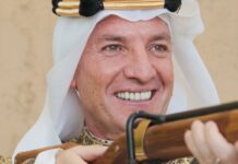 Viral footage shows Brendan Rodgers with rifle for Saudi promotional video