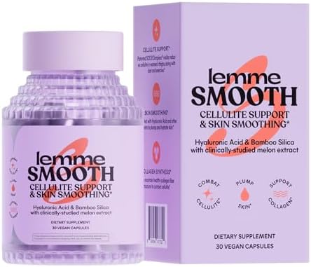 Lemme Smooth Anti Cellulite Capsules for Women, Smooth Legs & Thighs, Reduce Cellulite & Crepey Skin w/Clinically Studied SOD & Silica (1 Month Supply 30 ct) - Image 2