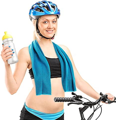 Ponpon 10pcs Cooling Towel Ice Towel Cooling Towels for Neck and Face Microfiber Cooling Towel for Gym, Travel, Yoga, Camping, Running, Outdoor Sport (10 Colors) - Image 4