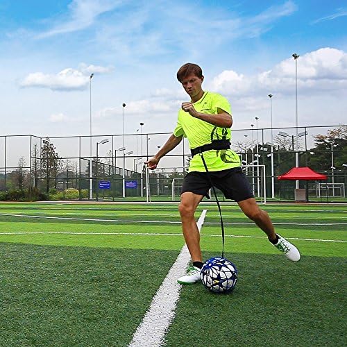 PodiuMax Hands-Free Soccer Kick/Throw Trainer, New Ball Locked Net Design, Adjustable Waist Belt & Cord Suit for All Levels (Fits Ball Size 3, 4, 5) - Image 8