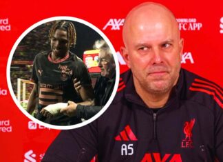 Arne Slot on serious Jeremy Jacquet blow: “Not even playing for us and he gets injured!”