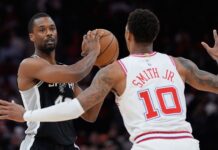Spurs’ Harrison Barnes (ankle) misses first game since 2021