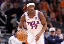 76ers’ VJ Edgecombe out at least 1 game with bruised back