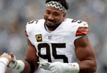 Browns’ Myles Garrett gets ninth speeding ticket since 2017