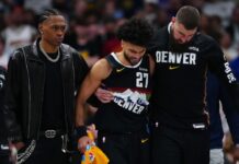 Jamal Murray hurts ankle, exits game for Nuggets