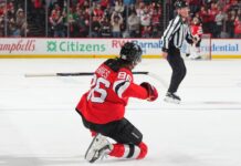 Team USA hero Jack Hughes nets hat trick in Devils’ win