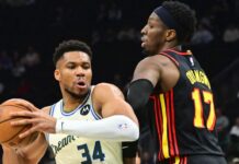 Giannis Antetokounmpo out for 31st time this season vs. Hawks