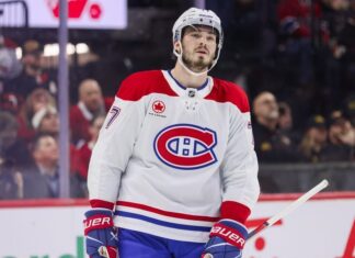 Canadiens’ Dach exits after high hit from Ducks’ Viel