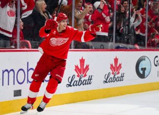 Red Wings’ Patrick Kane now 4th in goals by U.S.-born player