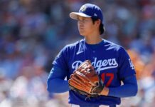 Dodgers’ Shohei Ohtani reaches 5th inning in spring pitching debut