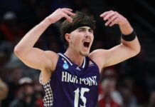 High Point upsets Wisconsin in the first round of the NCAA Tournament