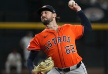 Astros’ Bennett Sousa ‘down for a while’ with oblique strain
