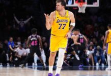 Luka Doncic puts up 60 vs. Heat as Lakers’ win streak hits 8