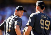 Dual MVP gold Logoman Judge, Ohtani card sells for $2.16M