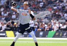 Tom Brady shines, but Team USA dominates flag football