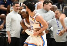 Four ejected after Thunder-Wizards altercation