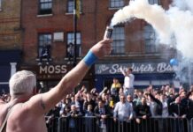 Tottenham fans flood streets to galvanize team for Nottingham Forest clash