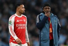 Arsenal’s Eberechi Eze out of England friendlies with calf injury