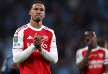 Arsenal’s Gabriel pulls out of Brazil squad with knee injury