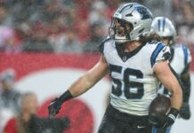 LB Christian Rozeboom leaves Panthers to sign with Buccaneers