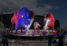 Bills unveil renderings of massive bison statues at Highmark Stadium’s Family Circle