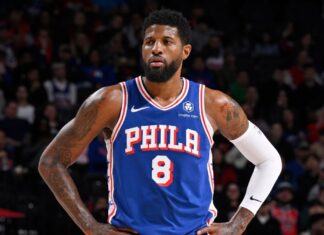 76ers’ Paul George blamed mental health for banned substance use