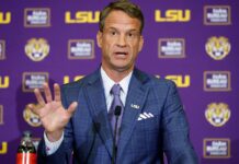 Lane Kiffin says ‘tons of work’ left for LSU to turn around