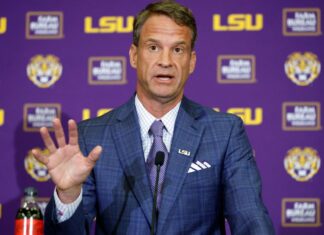 Lane Kiffin says ‘tons of work’ left for LSU to turn around