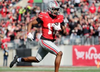 Carnell Tate doesn’t run ‘overvalued’ 40 at Ohio State pro day