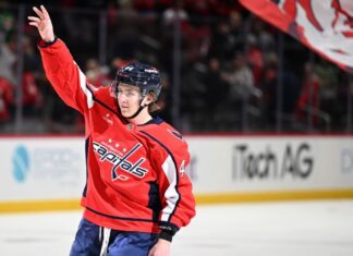How Cole Hutson is taking a role in the next wave for the Capitals
