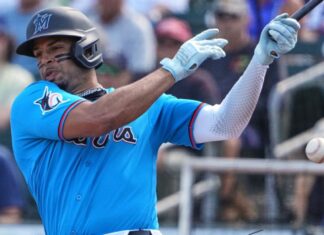 Marlins scratch Morel from Friday’s game with strained oblique