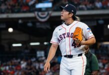 Tatsuya Imai struggles with nerves, walks in Astros debut