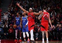 Raptors use 31-0 run to pummel sputtering Magic