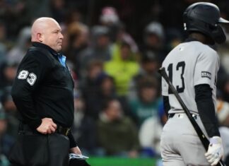 Yankees go 5-for-5 on ABS challenges in loss to Mariners