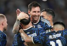 Messi leads Argentina to 5-0 victory in final home World Cup tune-up