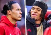 “Special talent” – Virgil van Dijk on “constantly” helping Rio Ngumoha stay grounded