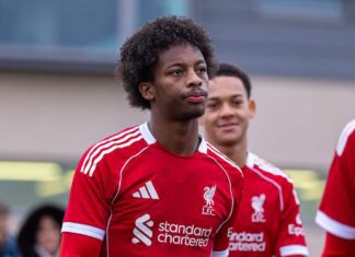 Liverpool youngsters beaten narrowly as 15-year-old prospect starts again